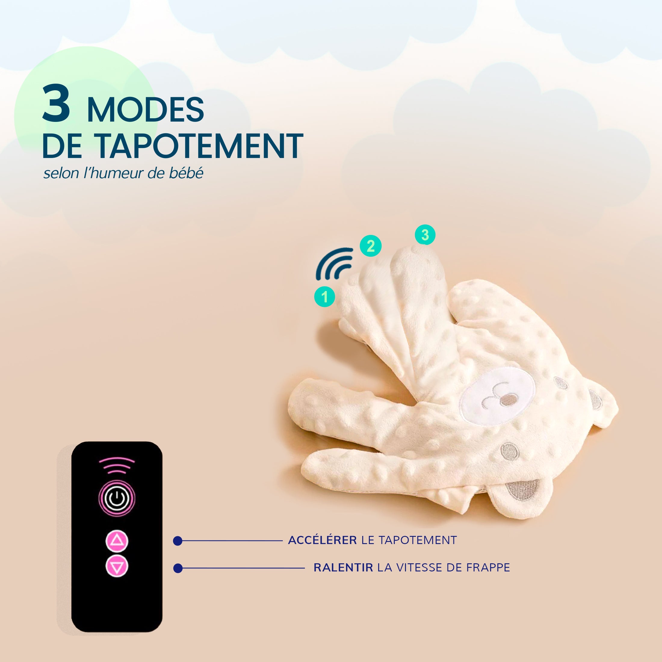 PalmWrap Toucher Confort 3-en-1 pour bébé